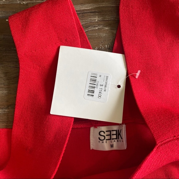 LF stripe bandage crop top medium - Picture 3 of 4